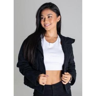 Imagem de Jaqueta Sarja Sawary - 276501 - BLACK GG-Feminino