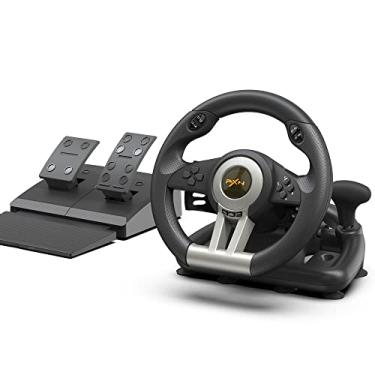 Imagem de PXN PC Racing Wheel, V3 PRO 180 Degree Universal USB Car Sim Game Steering Wheel with Pedals for Xbox One, Xbox Series S/X, PS3, PS4, Switch