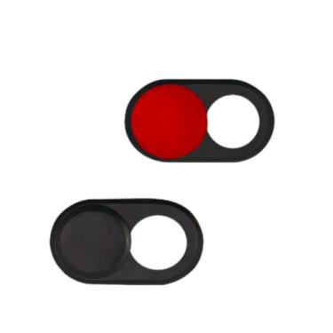 Imagem de JiSiTeCai Pacote com 2 capas universais para webcam, tampa de lente externa para webcam, capa de lente de obturador, capa de privacidade para webcam, compatível com webcam C270/C615/C920/C930E/C922X