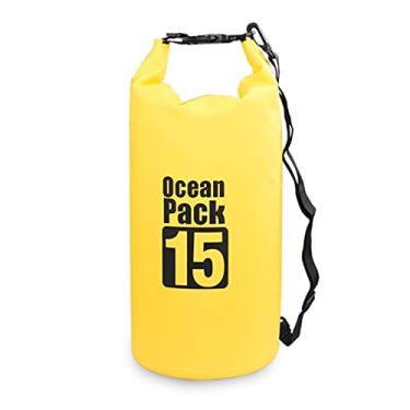 Imagem de Qudai 10L / 15L / 20L / 30L Ao Ar Livre À Prova D 'Água Mochila Seca Saco Flutuante Rolo Superior Saco para Caiaque Rafting Passeios de Barco Rio Trekking
