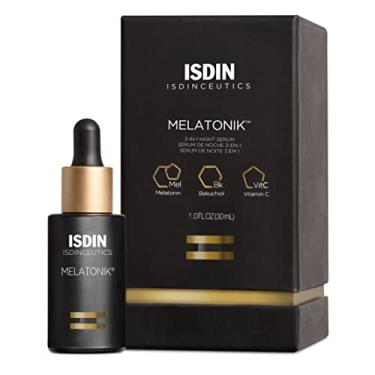 Imagem de ISDIN Melatonik, Overnight Recovery Anti-Aging Benefits Night Serum, 3-in-1 Repairs, Restores and Brightens with Melatonin, Bakuchiol, Vitamin C…
