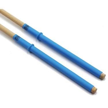 Imagem de Stick Gripps Punhos de xilofone e marimba, envoltório antiderrapante para tambor, marimba e xilofone, anéis ajustáveis com ajuste personalizado (azul)