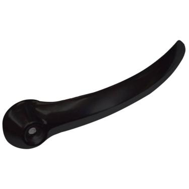 Imagem de Maçaneta Interna Porta Meio Salão Metal Preta Kombi Até 1997 [F103]