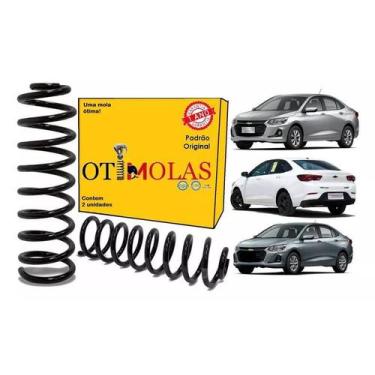 Imagem de Par Molas Traseira Onix Plus 2020 2021 2022 Padrão Original - Otimolas