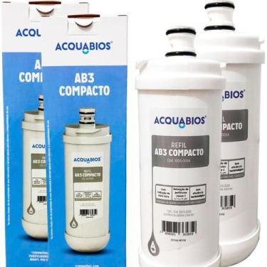 Imagem de Kit 2 Filtro Refil Compatível Purificador Ibbl Natural Mini - Acquabio