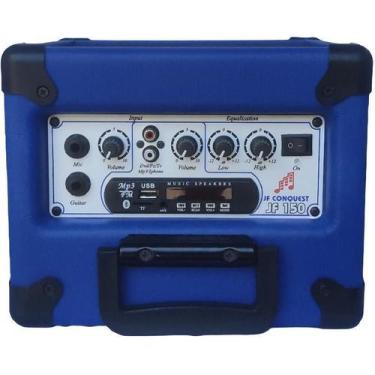 Imagem de Caixa De Som Amplificada Violão Guitarra Mic Bluet 6 Pol 20W - Jf Conq
