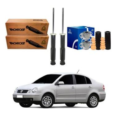 Imagem de Kit Amortecedor Traseiro Polo Sedan 1.6 2.0 2003 A 2006 - Monroe