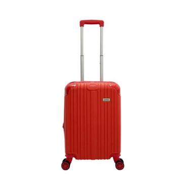 Imagem de Mala de bordo viagem rígida 4 rodas dupla 360 abs - chx, Vermelho, P