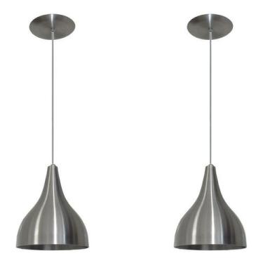 Imagem de Kit com 02 Luminárias Pendentes - Ideal para balcão, bancada, cozinha 