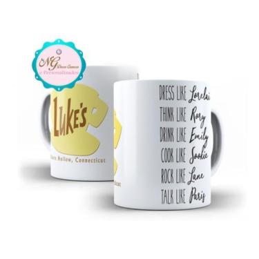 Imagem de Caneca Gilmore Girls Lanchonete Do Luke Starshollow Frases - NG Decor 