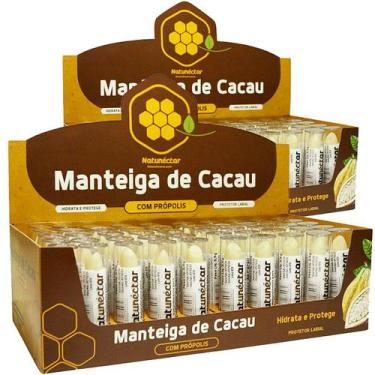 Imagem de Kit 2 Display Manteiga de Cacau Hidratante Labial Batom Protetor Tradi