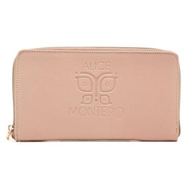 Imagem de Carteira Com Ziper Feminina Porta Cartao CNH Documentos Basica Estilos