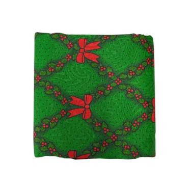 Imagem de Toalha de Mesa Jacquard Estampada Natal Natalina Papai Noel - MUMUDECO