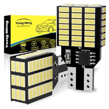 Imagem de YONGMING 921 912 Lâmpadas LED para freio traseiro/luzes de ré. Lâmpada Canbus branca atualizada livre de erros T15 906 904 W16W LED substituição de luz traseira para interior de carro/caminhão, pacote