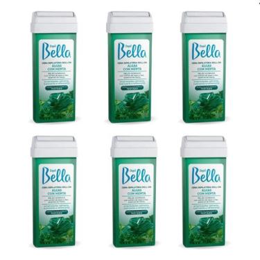 Imagem de Kit Depil Bella Cera Roll-on Algas com Menta 6 unidades