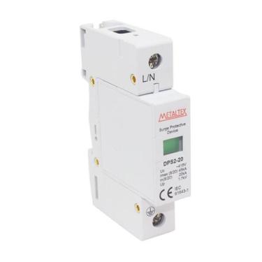 Imagem de Dispositivo Protetor Contra Surtos DPS2-20-1 Classe II 45kA 415V Metal