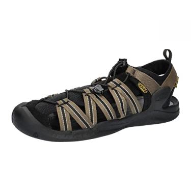 Imagem de KEEN Sandália masculina Drift Creek H2 com bico fechado, Oliva/Preto, 45