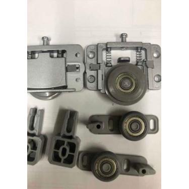 Imagem de 4 Kit Roldanas Porta Correr Guarda Roupa Ro 65 - Rometal - comercialol