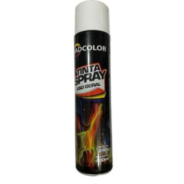 Imagem de Tinta Spray Uso Geral E Automotivo 400ml Radcolor, BRANCO BRILHANTE