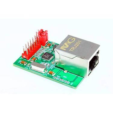 Imagem de DAVICOM DM9051NP TCP/IP UDP SPI para LAN Ethernet módulo de rede conversor SPI interface para microcontrolador ARM M3 M0 MCU baseado ETH para ponte WiFi ESP32 W5500 28J60