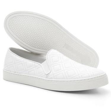 Imagem de Sapatenis Sapatilha Feminina Estilo Slip On Linha Ipê Mulato Couro Bra