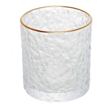 Imagem de Copo Whisky Cristal Borda Dourada 340 Ml - Lyor