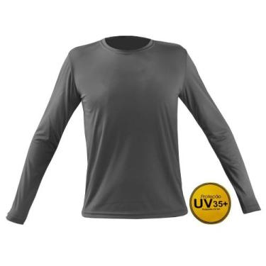 Imagem de Camisa Térmica Proteção Solar Uv Camiseta Segunda Pele Uv35 - Maicol d