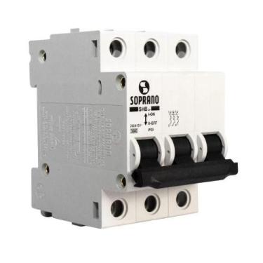 Imagem de Disjuntor Din Tripolar 6a 10a 16a 20a 25a 32a 40a 50a 63a - Soprano, 2