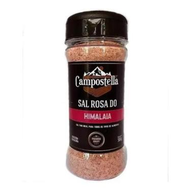 Imagem de Sal Rosa Do Himalaia Fino 500g Campostella