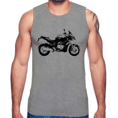 Imagem de Regata Moto S 1000 XR Art - Foca na Moda, Cinza, M