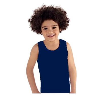 Imagem de Camisa Regata Infantil unissex 100% algodão premium Do 2 até 16 Anos -