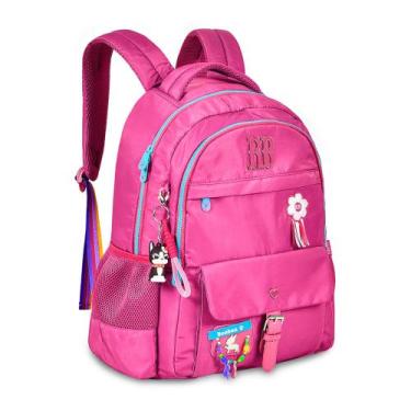 Imagem de Mochila Escolar Rebecca Bonbon Soft Nylon Miçangas RB24103 - Clio Styl