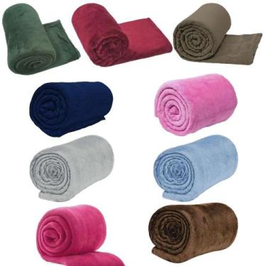 Imagem de Cobertor Manta Casal Microfibra Anti Alérgico 1,80mx2,00m Lisa - fatex