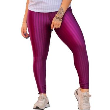 Imagem de Calça 3d Fitness Feminina Legging Cirrê Academia Foto Real - Miragem, 