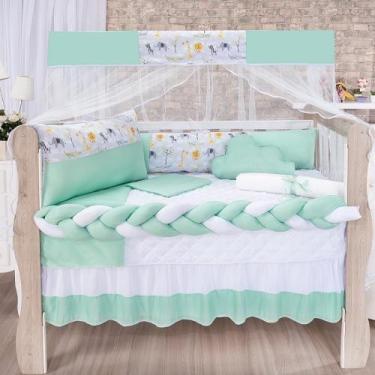 Imagem de Kit Berço Trança Imperial 11 Peças Menina Menino - LuckBaby Store, Saf