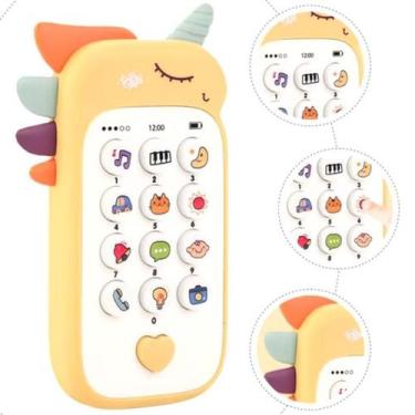 Imagem de Celular Musical Educativo Brinquedo Unicornio Dinossauro, Unicórnio