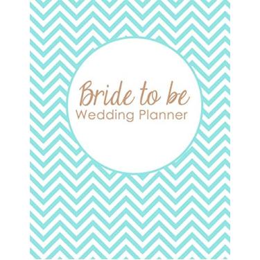 Imagem de Bride to Be Wedding Planner: A 100 Page Ultimate Tying the Knot Organizer, Light Blue Chevron