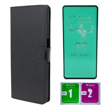 Imagem de Capinha Capa Carteira + Pelicula Ceramica Para Galaxy A16 - Mustangsho