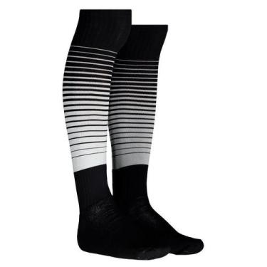Imagem de Meião Kanxa Profissional Degrade Preto e Branco, 39-44