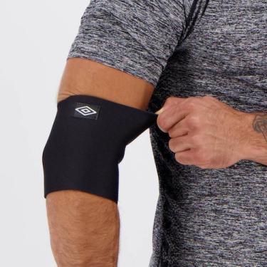 Imagem de Cotoveleira Umbro Neoprene Preta, G