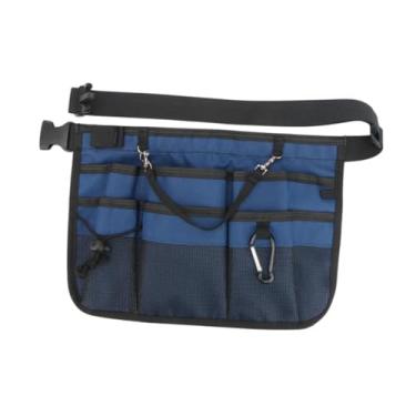Imagem de Fiocias Enfermeira Fanny Pack Multi Compartimento Enfermeira Cintura Organizador Cinto Ferramenta Enfermeira Cinto Bolsa, Azul Escuro