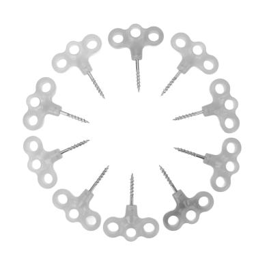 Imagem de Estacas de Barraca Luminosas, Estacas de Barraca de Acampamento Parafuso Espiral Portátil para Jardim para Lona