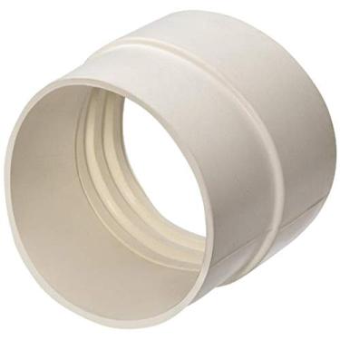 Imagem de TigerDuct CMCW-800 Manguito branco para mangueira de duto de ar de 20 cm, faixa de temperatura de 20 graus Celsius a 80 graus Celsius, comprimento de 10 cm