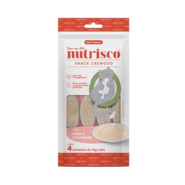 Imagem de Petisco para Gatos Snack Cremoso Nutrisco Sabor Atum e Caranguejo 56g