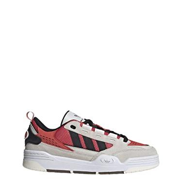 Imagem de adidas Tênis masculino Adi2000 com cadarço casual - bege, preto, vermelho, Coral real/núcleo preto/branco cristal, 45