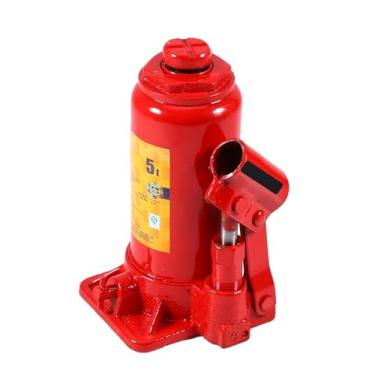 Imagem de Macaco Hidráulico para Elevador de Carro Com Capacidade 5T, Base Ampliada, Operação da Válvula de Retorno de óleo, Placa de Aço Espessada, Resistente e à Prova de Vazamentos,