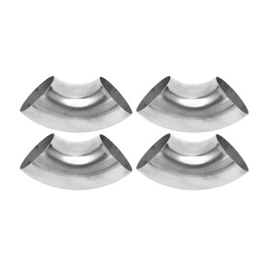 Imagem de Motoforti 4 peças 90 graus curva mandril cotovelo carro modificado tubo de escape tubulação tubulação 6.3 cm espessura OD 1,2 mm/18GA 63x160x1,2 mm 201 aço inoxidável 4 peças