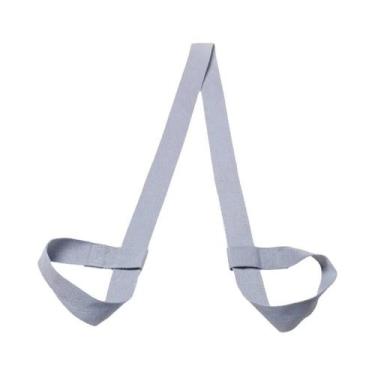 Imagem de Alça Portátil Ajustável para Transporte de Tapete de Yoga, 150cm, Cinz