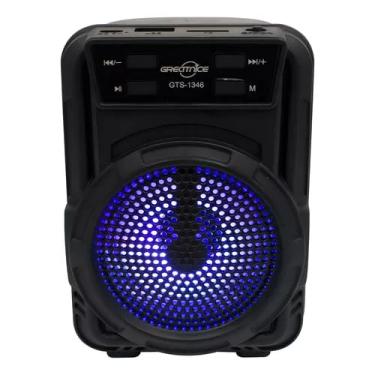 Imagem de Caixa de Som Portátil Bluetooth, Sem Fio, Preta