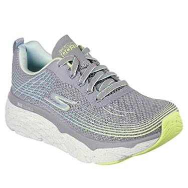 Imagem de Skechers Tênis feminino Max Cushion Elite Galaxy Burst, Cinza/limão, 34